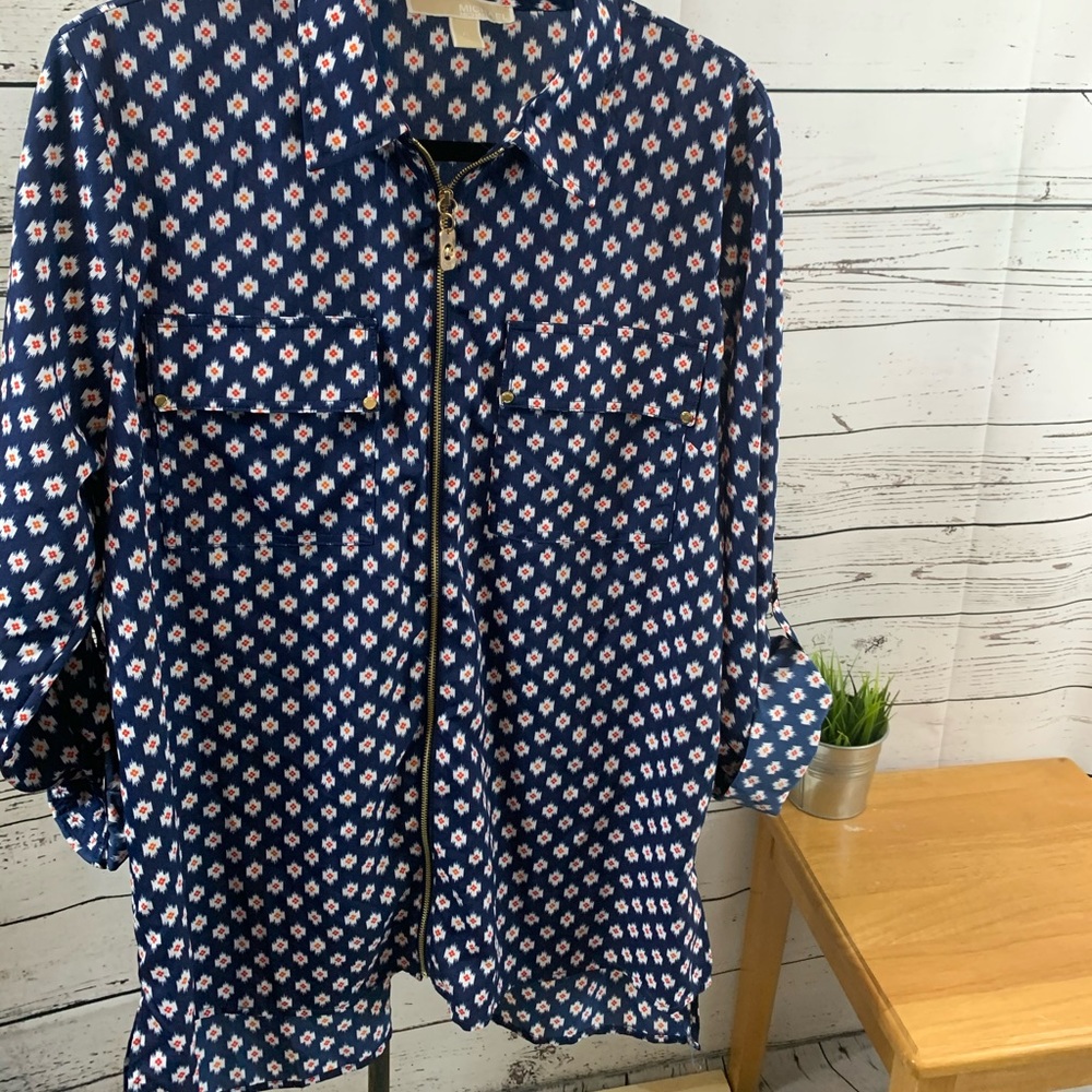 Michael Kors Zip Blouse